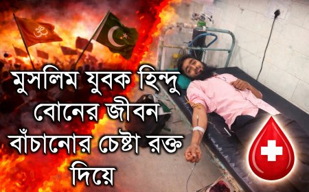 অসহায় হিন্দু মেয়ের পাশে দাঁড়ালেন মুসলিম যুবক | রাজনীতি হারে, মানবতা জিতে যায়