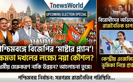 পশ্চিমবঙ্গকে ঘিরে বিজেপির নির্বাচনী কৌশল নিয়ে বিতর্ক