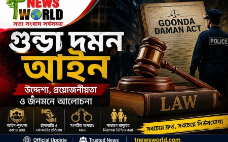 গুন্ডা দমন আইন: উদ্দেশ্য, প্রয়োজনীয়তা ও জনমনে আলোচনা